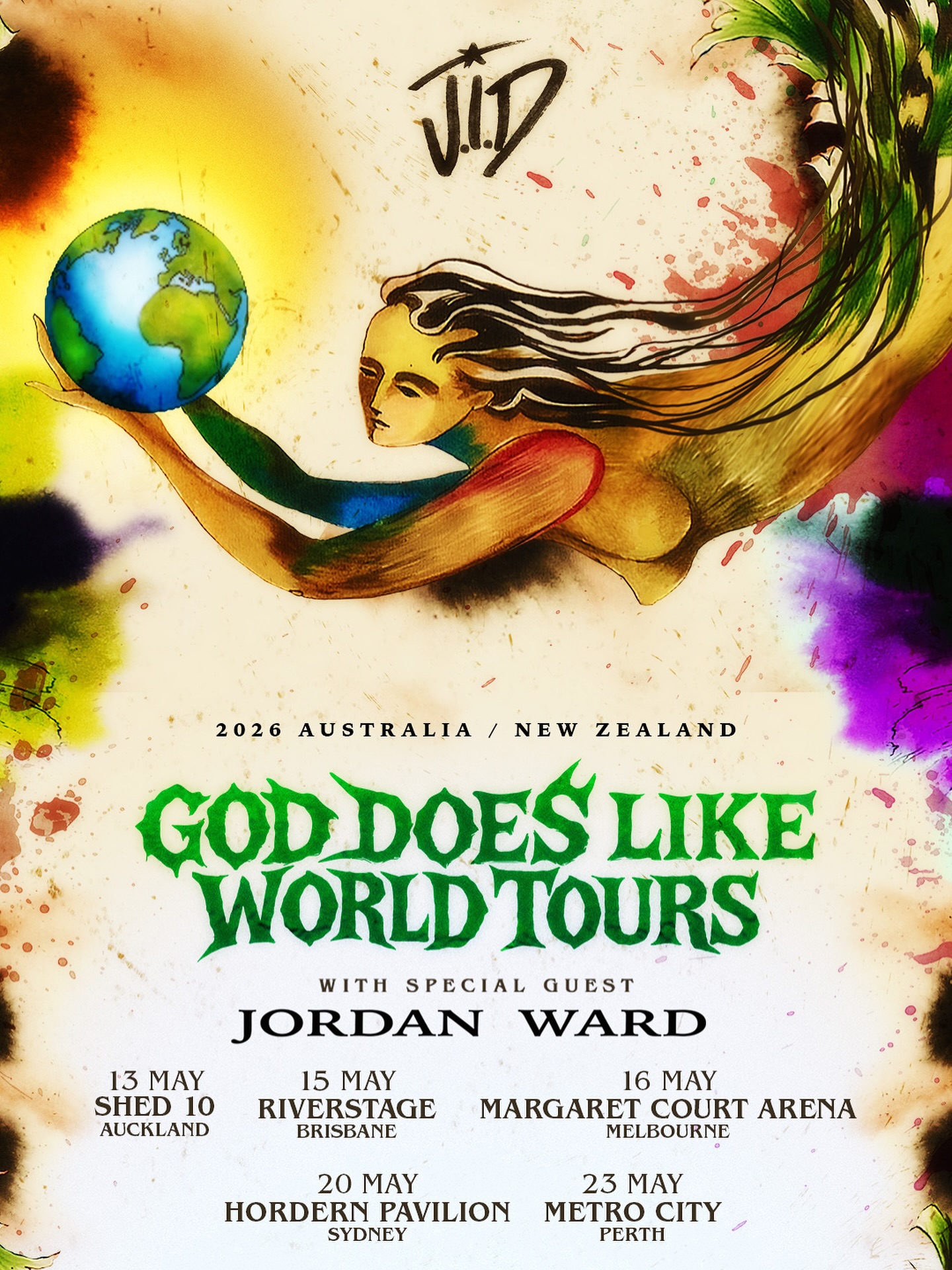 Jordan Ward Tour Poster 2026
